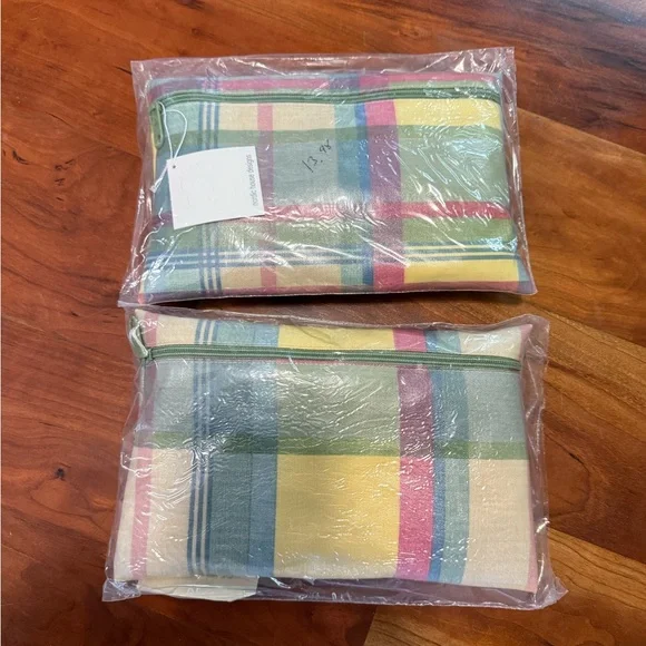 Nordic House designs NYC lined cosmetic bags-lot of 2 - Picture 1 of 8